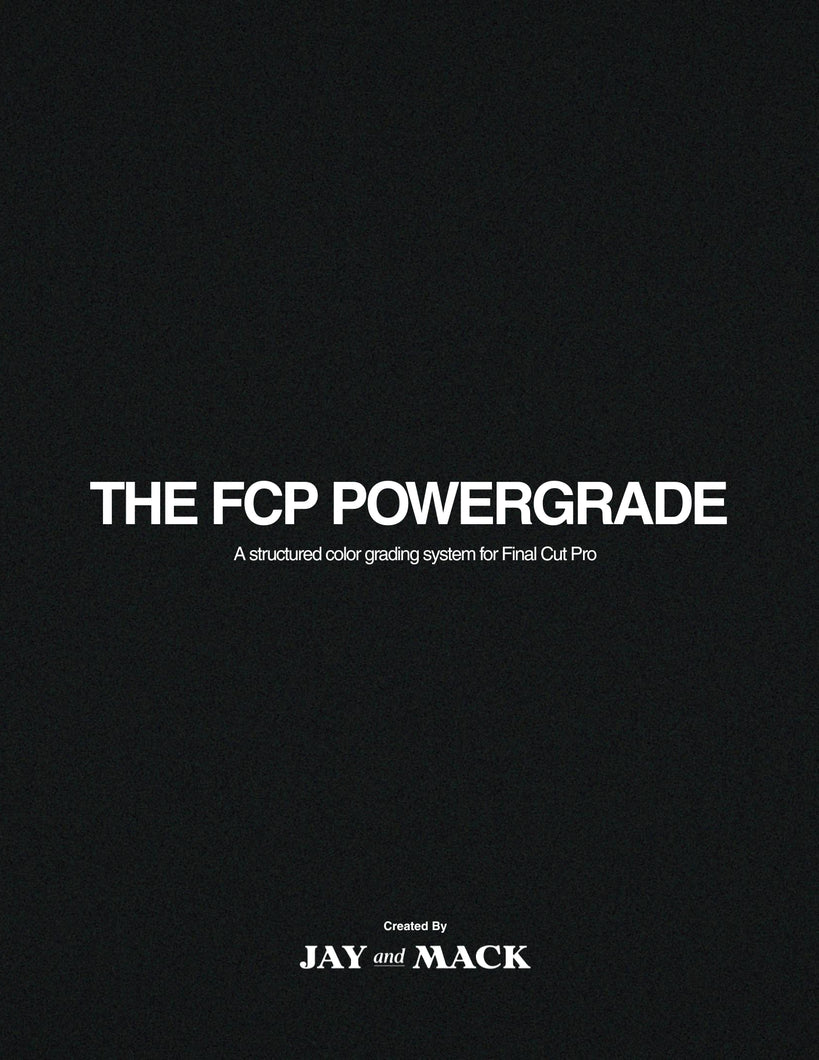The FCP PowerGrade